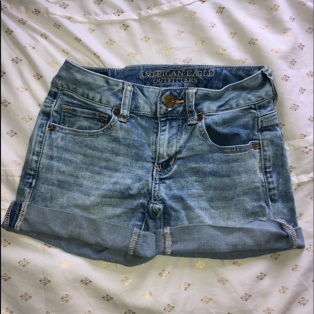 American Eagle Midi Super Super Stretch Shorts